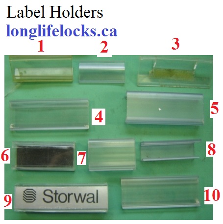 Label Holders For Filing Cabinets